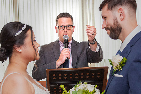Reverend Billy, wedding ceremony officiant