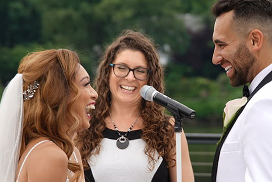 Reverend Loriann, wedding ceremony officiant
